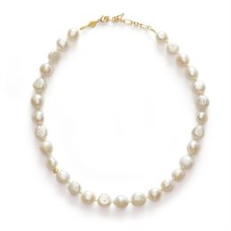 ANNI LU STELLAR PEARLY NECKLACE GOLD